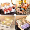 6/7 Layer Nail Polish Storage Box Multi Layer Clear Display Rack Organizer Stand - 6-Tier