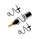 6pcs Metal Wine Rack Holder Wine Bottle Stand Cabinet Wall Mounted Home Display