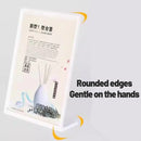 7PCS L-Shaped Table Plastic Display Board White Durable for Restaurant Hotel Use