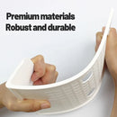 7PCS L-Shaped Table Plastic Display Board White Durable for Restaurant Hotel Use