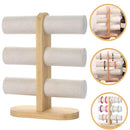 Three Tier Jewellery Display Stand Bracelet Storage Rack Desktop Bracelet Holder