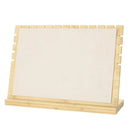Jewellery Display Rack Necklace Hanging Organiser Jewellery Storage Rack Stand - Beige