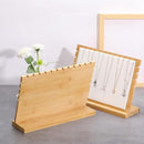Jewellery Display Rack Necklace Hanging Organiser Jewellery Storage Rack Stand - Beige