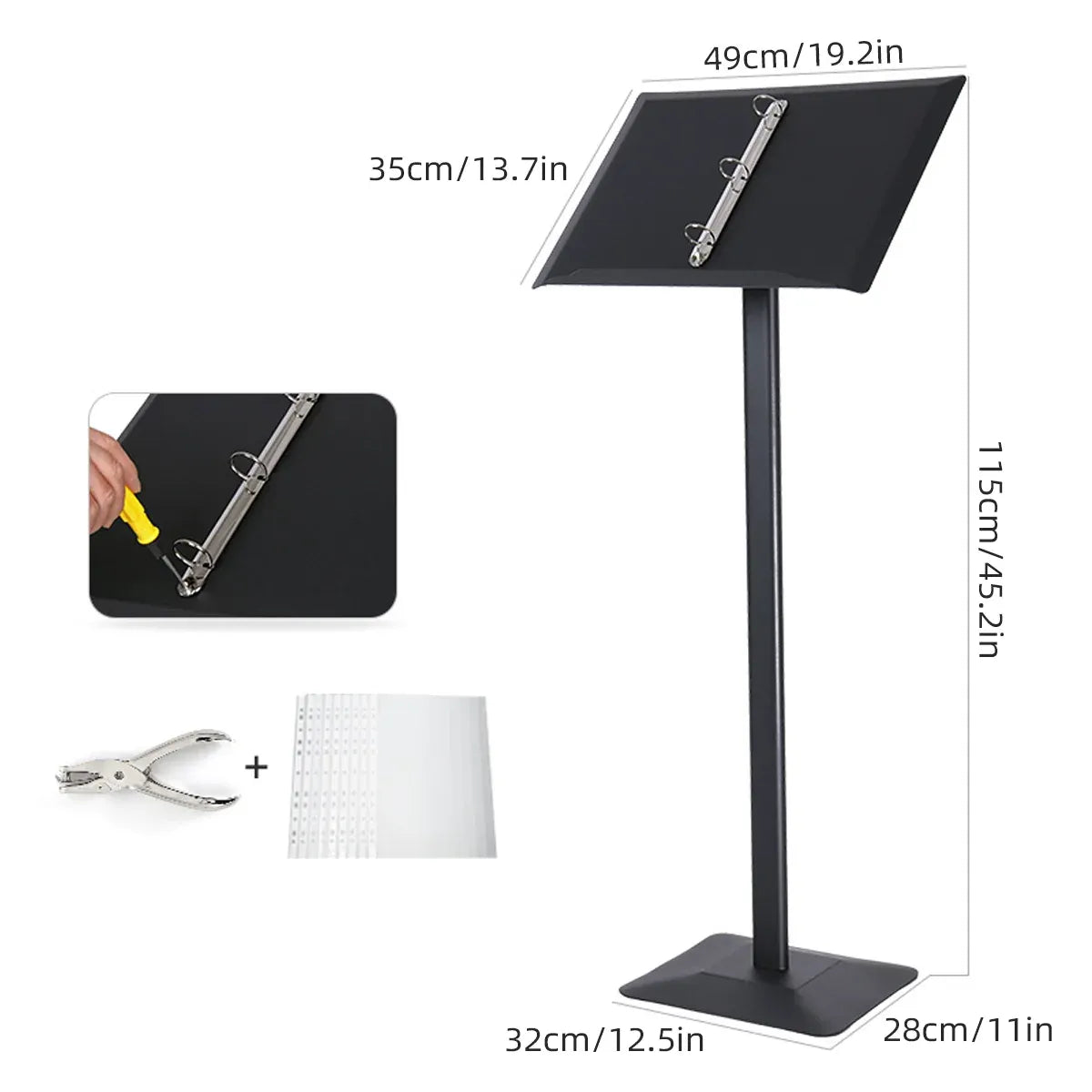 Restaurant Menu Display Stand Durable for Cafe Bar Shop Counter Display Holder