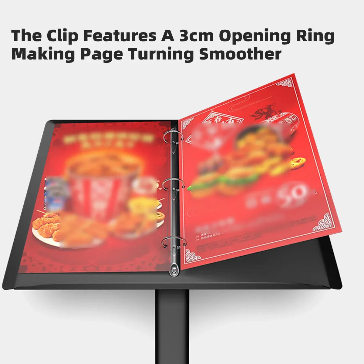 Restaurant Menu Display Stand Durable for Cafe Bar Shop Counter Display Holder