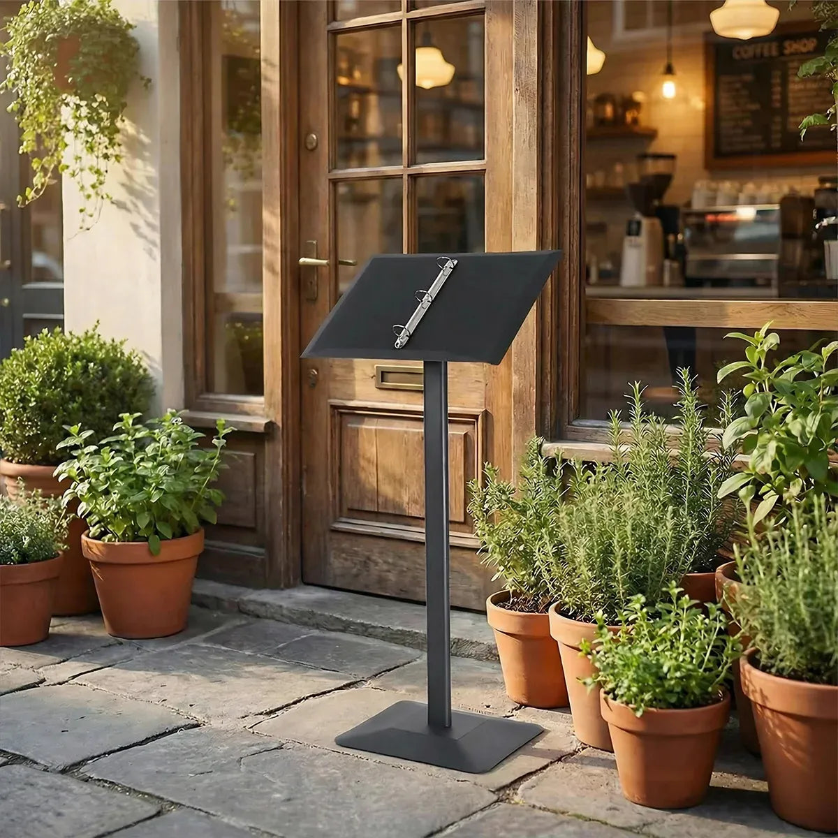 Restaurant Menu Display Stand Durable for Cafe Bar Shop Counter Display Holder