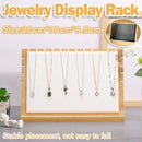 Jewellery Display Rack Necklace Hanging Organiser Jewellery Storage Rack Stand - Black