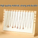 Jewellery Display Rack Necklace Hanging Organiser Jewellery Storage Rack Stand - Black