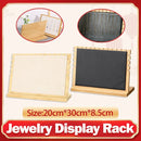 Jewellery Display Rack Necklace Hanging Organiser Jewellery Storage Rack Stand - Black