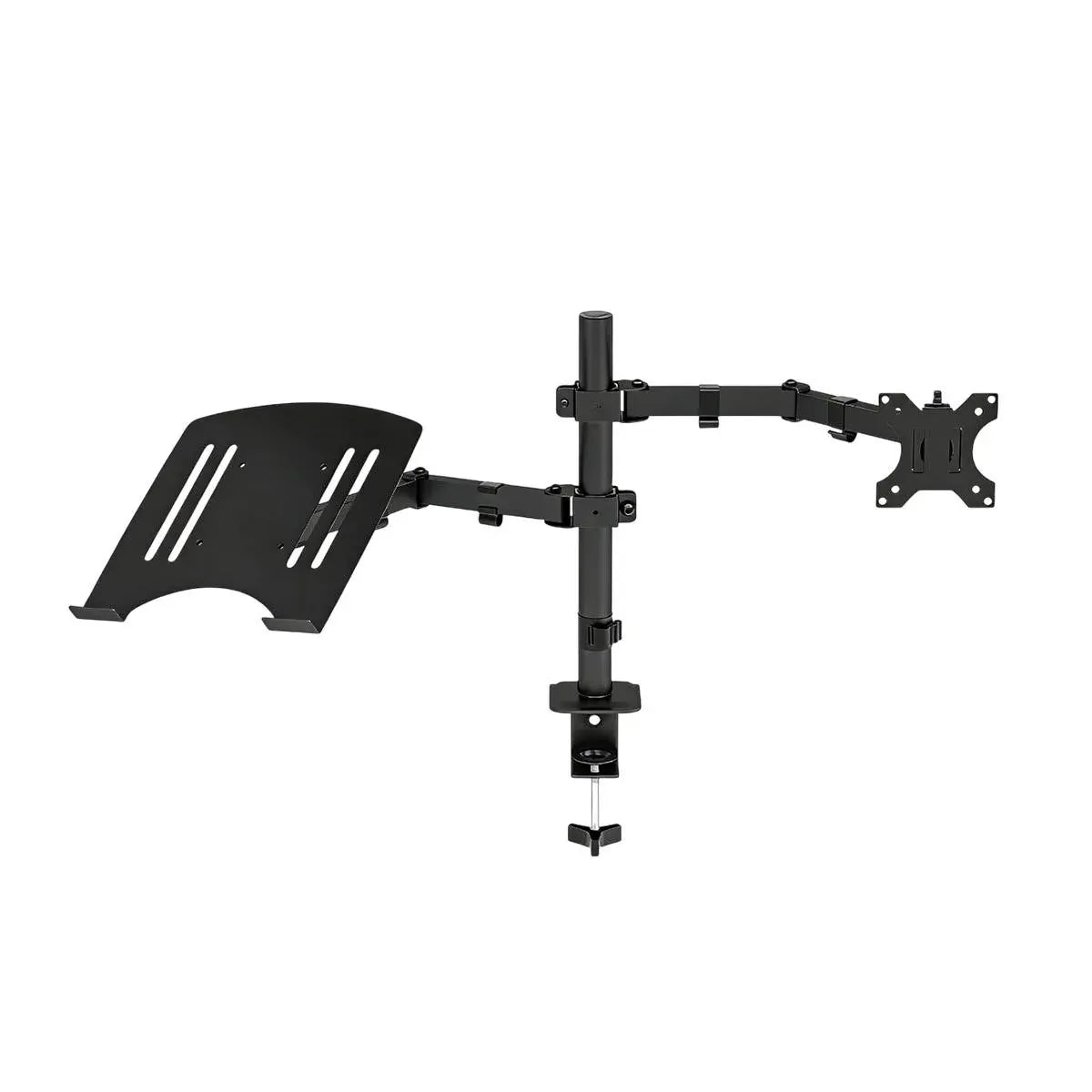 Rotating Computer Monitor Arm Laptop Stand Office Desk Mounting Holder Clamp