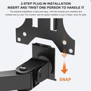 Rotating Computer Monitor Arm Laptop Stand Office Desk Mounting Holder Clamp