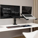 Rotating Computer Monitor Arm Laptop Stand Office Desk Mounting Holder Clamp