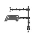 Rotating Computer Monitor Arm Laptop Stand Office Desk Mounting Holder Clamp