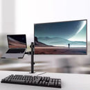 Rotating Computer Monitor Arm Laptop Stand Office Desk Mounting Holder Clamp