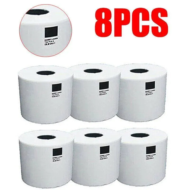 8 Rolls Compatible Brother Dk11201 400 Address Labels 29X90Mm Ql570 Ql700 Ql1050