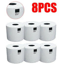 8 Rolls Compatible Brother Dk11201 400 Address Labels 29X90Mm Ql570 Ql700 Ql1050