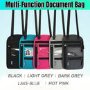 Multi-Functional Travel Passport Document Bag Protective Case Cover Holder - Black