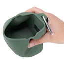 Portable Dog Food Bag Outdoor Walking Travel Feeding Pouch Pet Supplies - Light Green