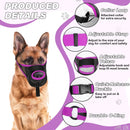 Pet Dog Breathable Lightweight Muzzle Face Mask Prevent Dogs Biting People Use - M