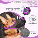 Pet Dog Breathable Lightweight Muzzle Face Mask Prevent Dogs Biting People Use - M