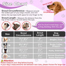 Pet Dog Breathable Lightweight Muzzle Face Mask Prevent Dogs Biting People Use - XL