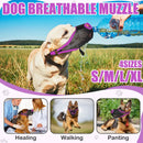 Pet Dog Breathable Lightweight Muzzle Face Mask Prevent Dogs Biting People Use - XL