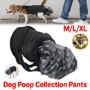 Dog Pet Portable Poop Collection Pants Outing Physiological Pants with Poop Bag - M