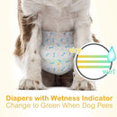 Male Dog Diapers Physiological Pants for Dogs Leakproof Diaper Pants Male Pets - S-12PCS