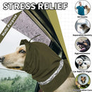 Winter Dog Head Cover Dog Scarf Set Cold Proof Warm Soft for Dogs Outdoor Use - M