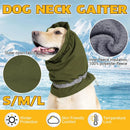Winter Dog Head Cover Dog Scarf Set Cold Proof Warm Soft for Dogs Outdoor Use - S