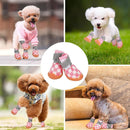 4pcs Breathable Mesh Dog Shoes Small Pets Puppy Paw Protection Summer Boots - Pink-2