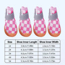 4pcs Breathable Mesh Dog Shoes Small Pets Puppy Paw Protection Summer Boots - Pink-4