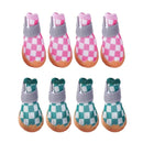 4pcs Breathable Mesh Dog Shoes Small Pets Puppy Paw Protection Summer Boots - Pink-5