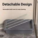 Indoor Flushing Dog Toilet Potty Training Tray Detachable for Small Medium Dogs