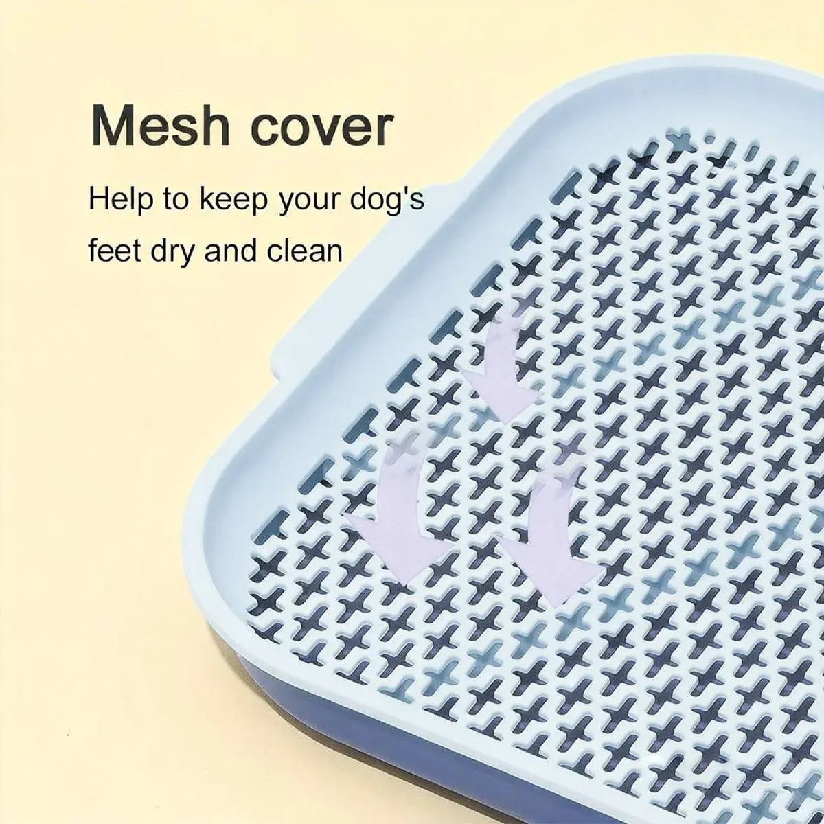 Large Dog Potty Tray With High Sides Small Medium Puppy Pee Pad Holder Toilet