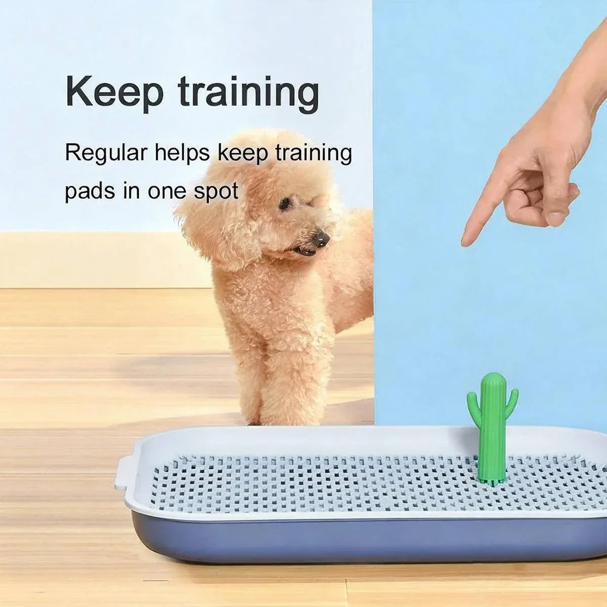 Large Dog Potty Tray With High Sides Small Medium Puppy Pee Pad Holder Toilet