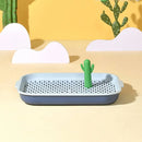 Large Dog Potty Tray With High Sides Small Medium Puppy Pee Pad Holder Toilet