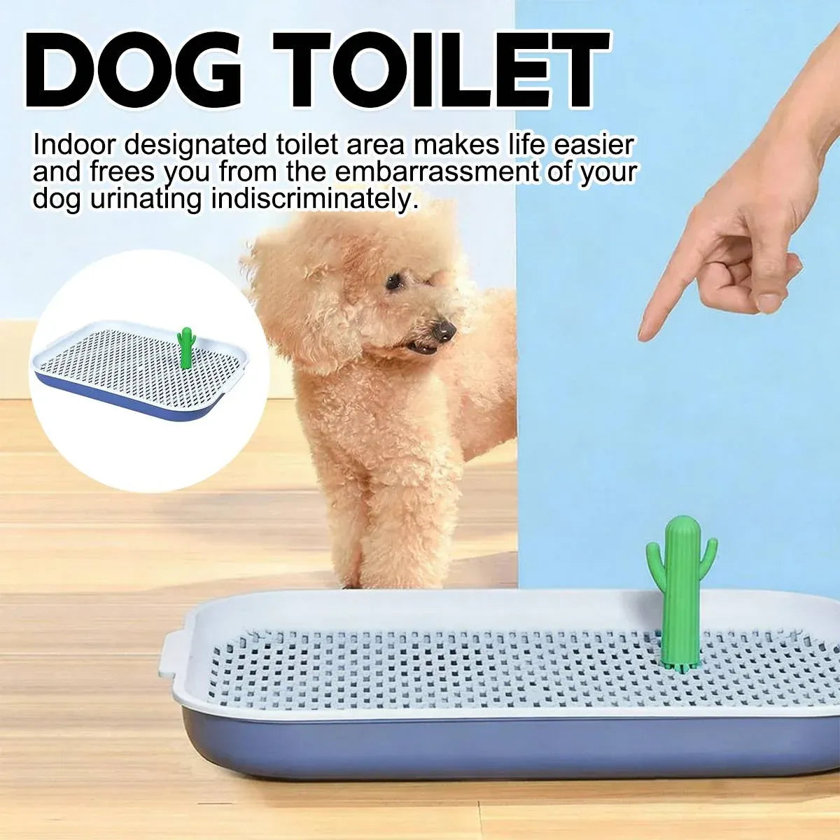 Large Dog Potty Tray With High Sides Small Medium Puppy Pee Pad Holder Toilet