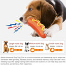 Dog Chew Toy Baked Sausage Ham Squeaky Pet Toy Bite Resistant Grinding Bar