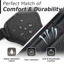 Adjustable No-Pull Dog Harness Vest S-XL Reflective Pet Training Outdoor Handle - Blue-M