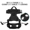 Adjustable No-Pull Dog Harness Vest S-XL Reflective Pet Training Outdoor Handle - Blue-S