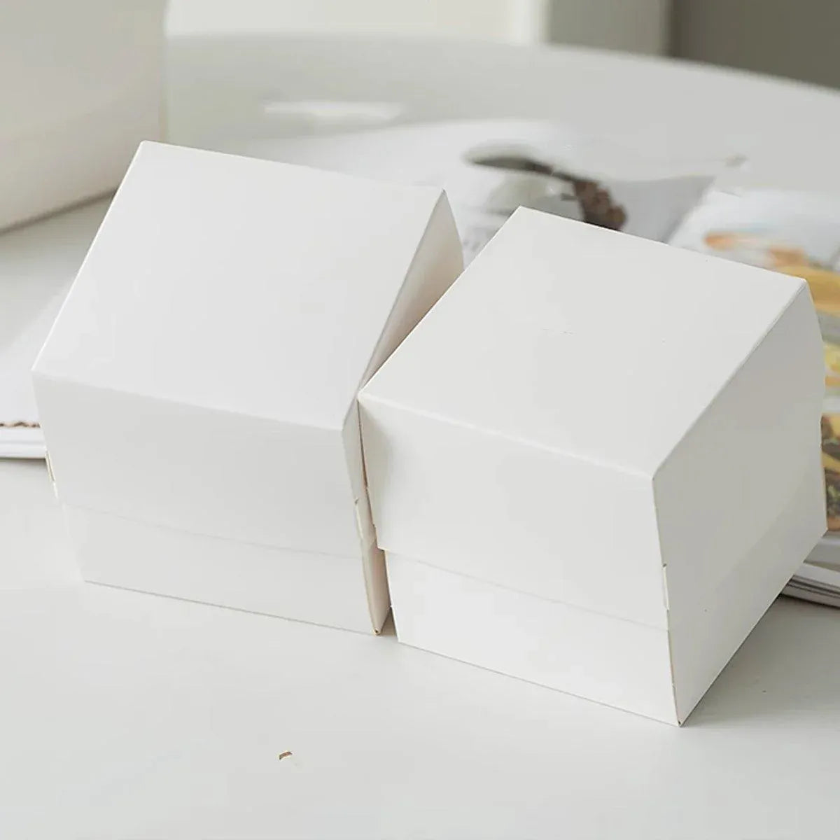 3 Inch Pastry Mousse Cake Packing Box Dessert French Pastry Cut Baking Box