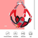 Dog Harness Cat Lead Puppy Leash Vest Mesh Breathe Adjustable Braces Small Pet Orange - S