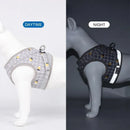Grey Kitten Dog Cat Walking Harness Lead Leash Collar Pet Vest Mesh Adjustable - S