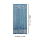 Door Curtain Breathable Insect Proof Durable High-Quality for Home Kitchen Use - Blue