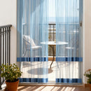 Door Curtain Breathable Insect Proof Durable High-Quality for Home Kitchen Use - Blue