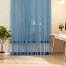 Door Curtain Breathable Insect Proof Durable High-Quality for Home Kitchen Use - Blue