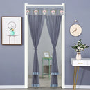 Door Curtain Breathable Insect Proof Durable High-Quality for Home Kitchen Use - Blue