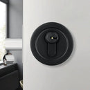 Door Double Sided Simple Lock High Strength Durable Brass Lock Core with Keys - Silver