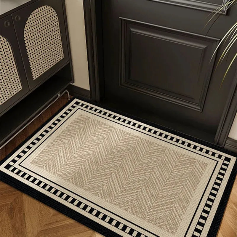 Premium Non Slip Front Door Mat Indoor Outdoor Entrance Rug Durable Dust Proof - 80x120cm
